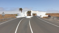 Auf dem R&uuml;ckweg von Costa Teguise.